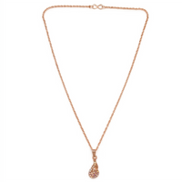 Urthn Rose Gold Plated Chain Pendant For Women/ Girls(Pack of 12)
