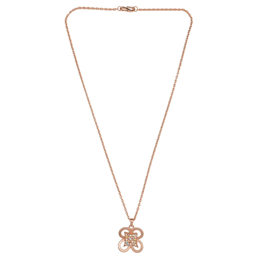 Urthn Flower Chain Pendant For Women/ Girls(Pack of 12)