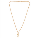 Urthn Rose Gold Plated Stylish Chain Pendant For Women & Girls(Pack of 12)