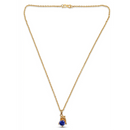 Urthn Crystal Stone Dolphin Chain Pendant For Women/ Girls (Pack of 12)