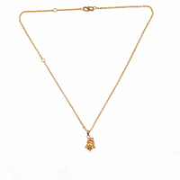 Urthn Crystal Stone Dolphin Chain Pendant For Women/ Girls (Pack of 12)