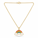 Urthn Elegant Colorful Rainbow Meenakari Chain (Pack of 12)