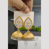 Wearhouse Fashion 2 Tone Plated Jhumki Earrings Timeless Elegance With Modern Twist