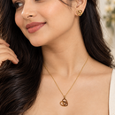 Urthn Anti Tarnish Chain Necklace with Heart Pendant & Matching Earrings for Women(Pack Of 6)