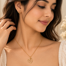 Urthn Anti Tarnish Chain Necklace with Heart Pendant & Matching Earrings for Women(Pack Of 6)