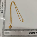 Urthn Dazzling Austrian Stone Gold Plated Butterfly Chain Pendant for Women(Pack Of 12)