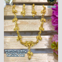 Siara Collections Forming Gold Necklace Set