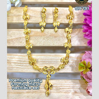 Siara Collections Forming Gold Necklace Set