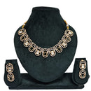 JCM Gold Plated Crystal And Austrain Stone Necklace Set