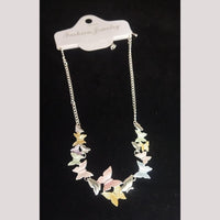 JCM Jewellery Silver Plated Butterfly Shape Necklace
