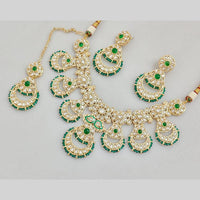 JCM Gold Plated Kundan Stone Neckalce Set