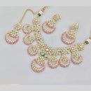 JCM Gold Plated Kundan Stone Neckalce Set