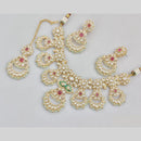 JCM Gold Plated Kundan Stone Neckalce Set