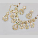 JCM Gold Plated Kundan Stone Neckalce Set