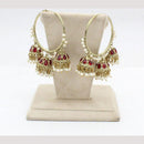 Jcm Jewellery  Crystal Stone & Pearl Jhumki Earrings