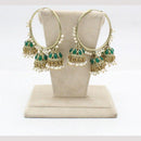 Jcm Jewellery  Crystal Stone & Pearl Jhumki Earrings