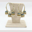 Jcm Jewellery  Crystal Stone & Pearl Jhumki Earrings