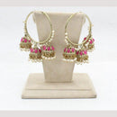 Jcm Jewellery  Crystal Stone & Pearl Jhumki Earrings