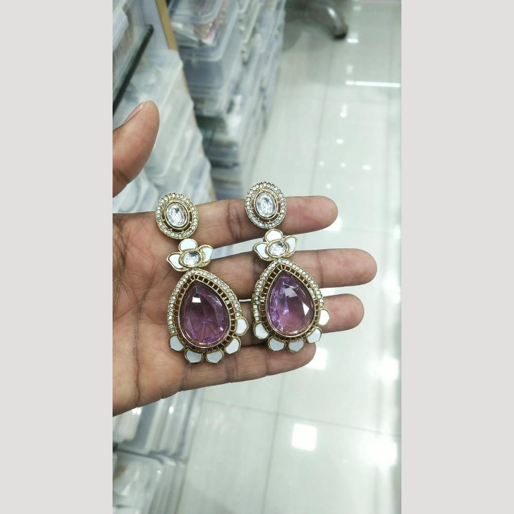 JCM Jewellery Shimmering Crystal Dangler Earrings