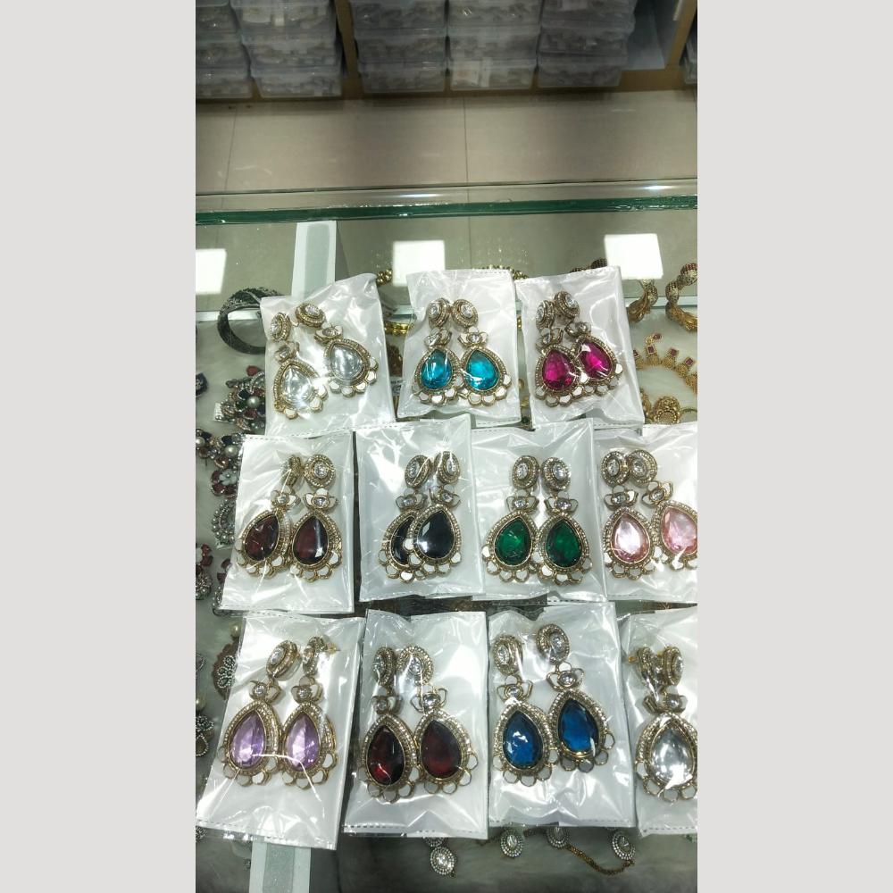 JCM Jewellery Shimmering Crystal Dangler Earrings