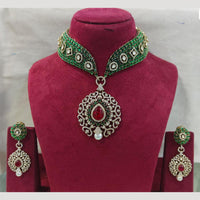 JCM Premium AD and Sparkling Austrian Stone Necklace Set
