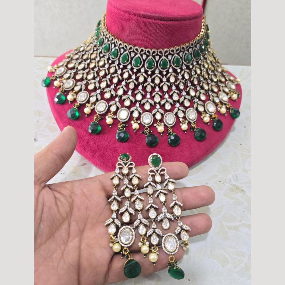 JCM Premium American Diamond Necklace Set