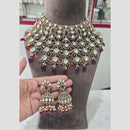 JCM Jewellery Handcrafted Gold Plated Polki Kundan Stone Necklace Set