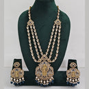 JCM  Luxurious Gold Plated Crystal And Austrian Stone Temple Necklace Set