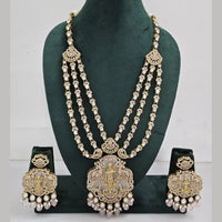 JCM  Luxurious Gold Plated Crystal And Austrian Stone Temple Necklace Set