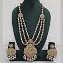 JCM  Luxurious Gold Plated Crystal And Austrian Stone Temple Necklace Set