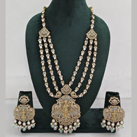 JCM  Luxurious Gold Plated Crystal And Austrian Stone Temple Necklace Set