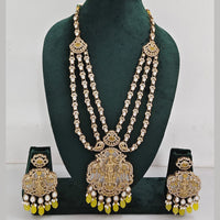 JCM  Luxurious Gold Plated Crystal And Austrian Stone Temple Necklace Set