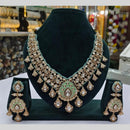 JCM Royal Gleam Tear Drop Kundan Necklace Set