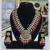 JCM Jewellery Antique Kundan and Beads Necklace Set  