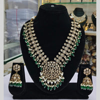 JCM Antique Kundan and Beads Necklace Set