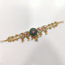JCM Jewellery Stylish Pota Stone & Kundan Adjustable Bracelet Traditional Jewellery for Weddings