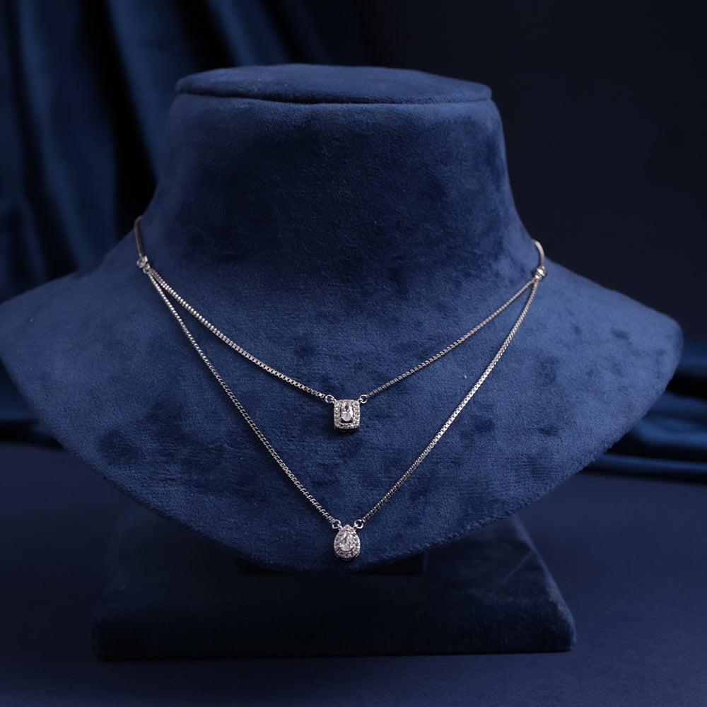 AllWell Jewellery Timeless Mystic Spark 925 Sterling Silver Necklace