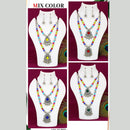 Mahavir Oxidised Plated Double Necklace Set (Assorted Design 1 Piece )