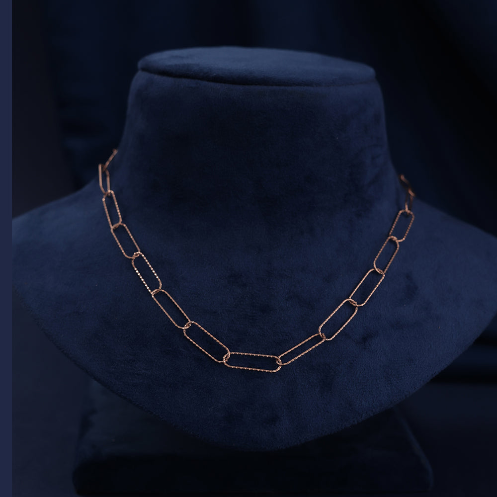 AllWell Jewellery Minimal Luxe Link 925 Sterling Silver Necklace