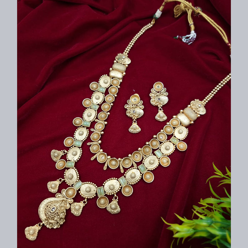 JCM Gold Plated Long Necklace Set