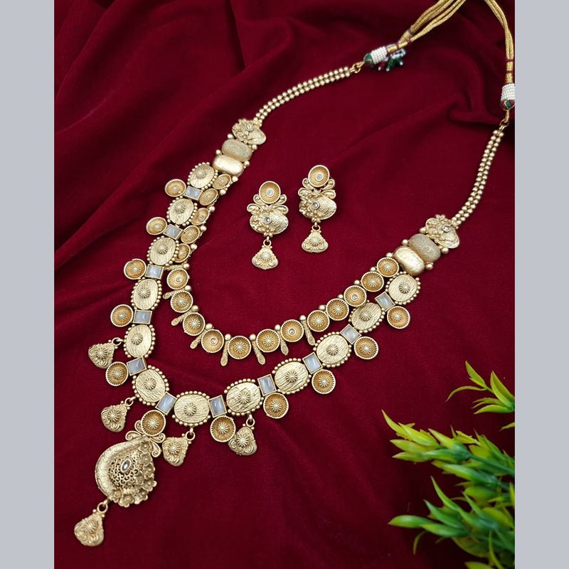 JCM Gold Plated Long Necklace Set