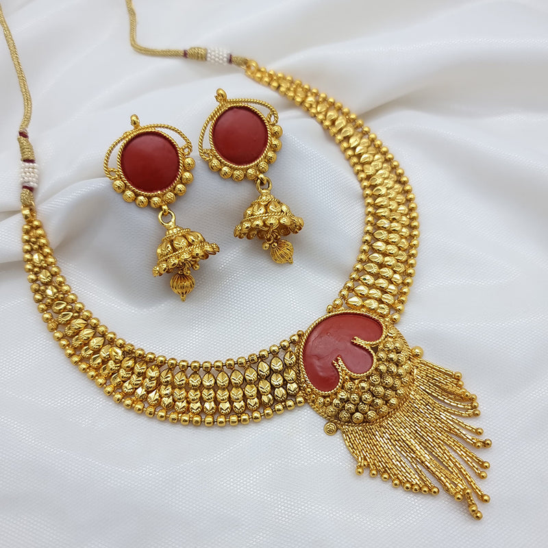 JCM Gold Plated Necklace Set