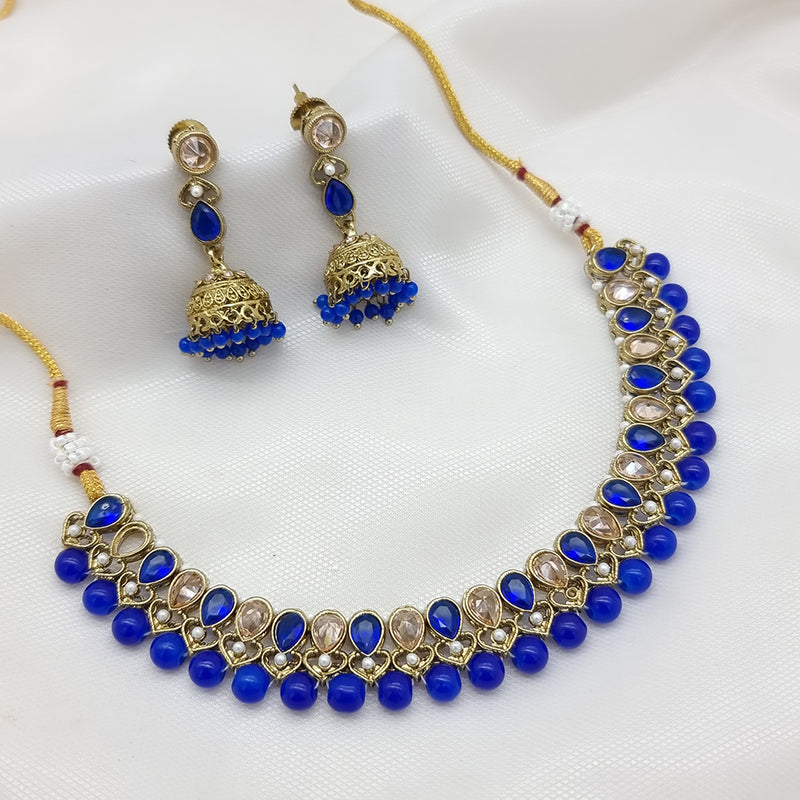 JCM Gold Plated Beads Necklace Set