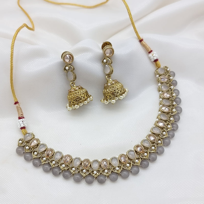 JCM Gold Plated Beads Necklace Set