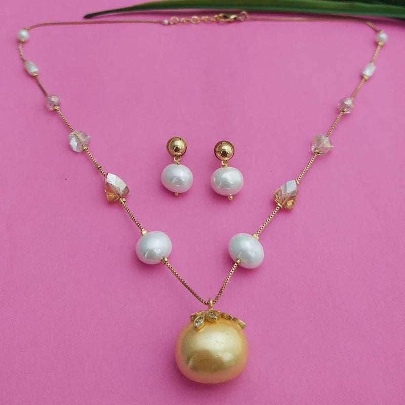 JCM Gold Plated Beads Necklace Set