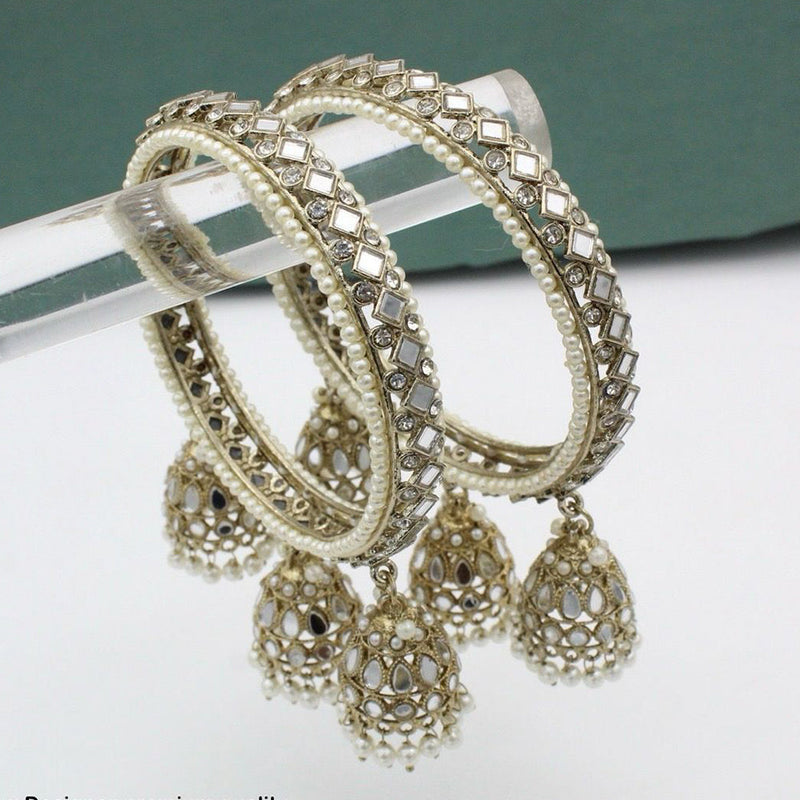 JCM Gold Plated Crystal Stone Bangle Set