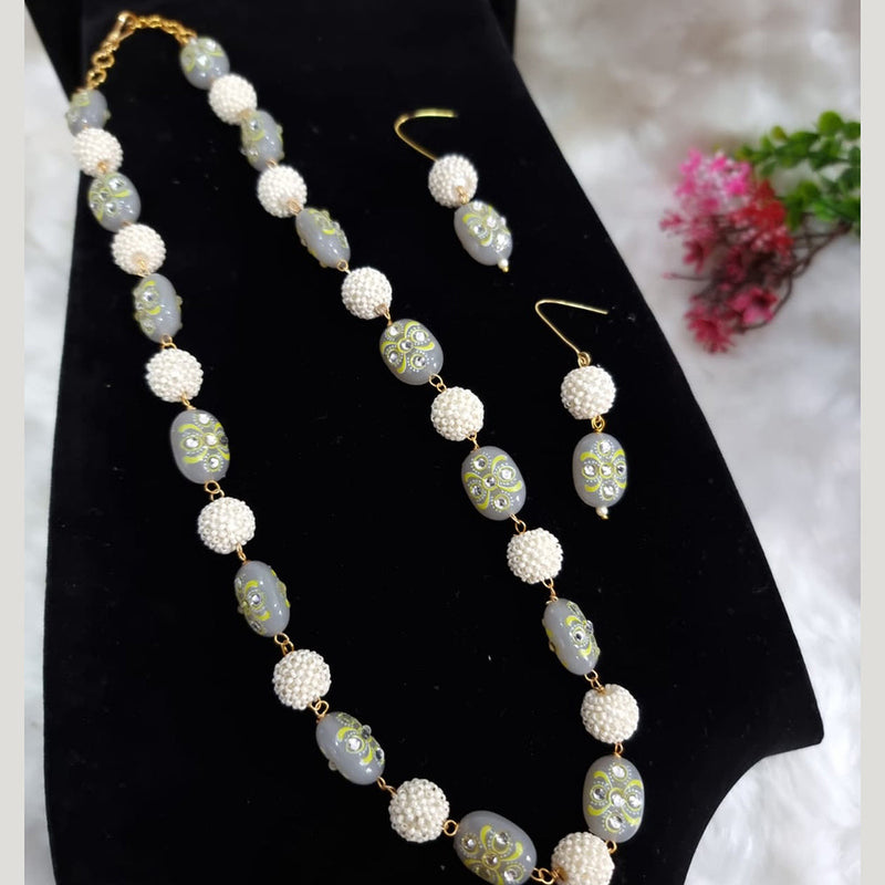 JCM Gold Plated Beads Necklace Set