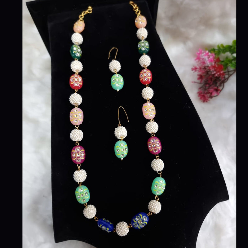 JCM Gold Plated Beads Necklace Set