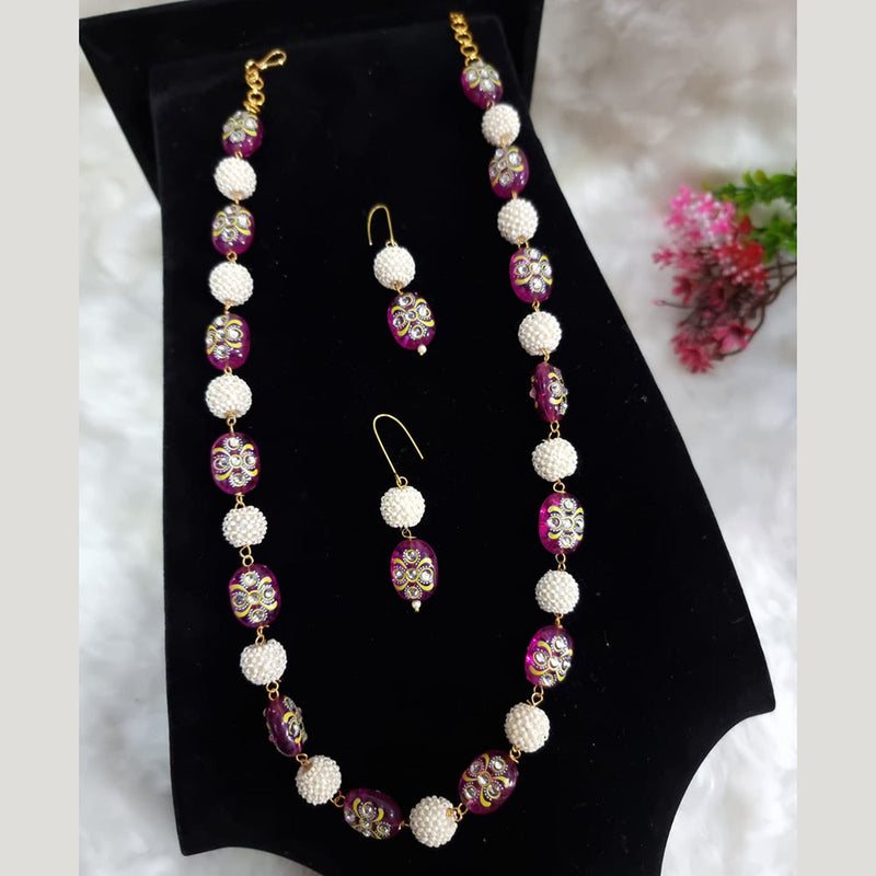 JCM Gold Plated Beads Necklace Set