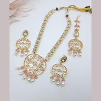 JCM Gold Plated Pota Stone Necklace Set